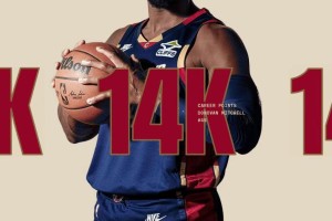 库里巴特勒缺席勇士险胜骑士 米切尔29+7三分迎14000分里程碑